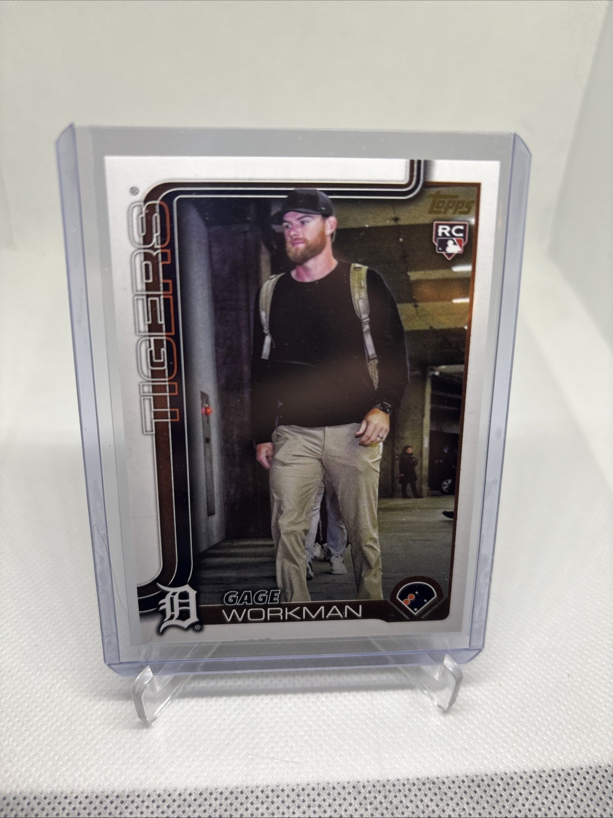 2025 Topps Update Gage Workman RC Golden Mirror Variation SSP #US118 Tigers