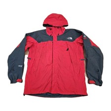 Giacca The North Face Summit Series Gore-Tex XCR uomo grande rosso grigio con cappuccio sci