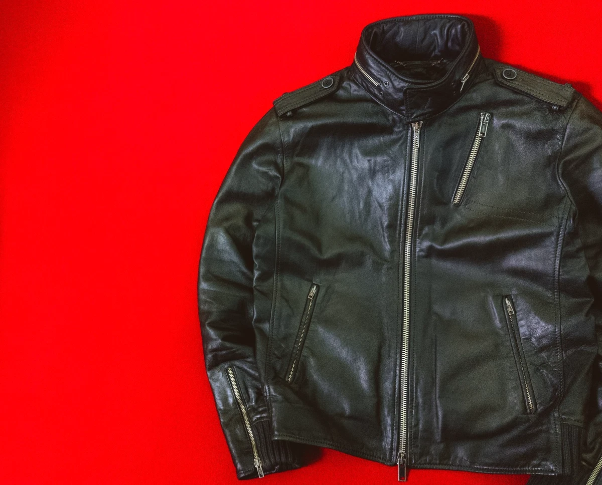 Costume National Coats, Jackets & Vests Leather Outer Shell for