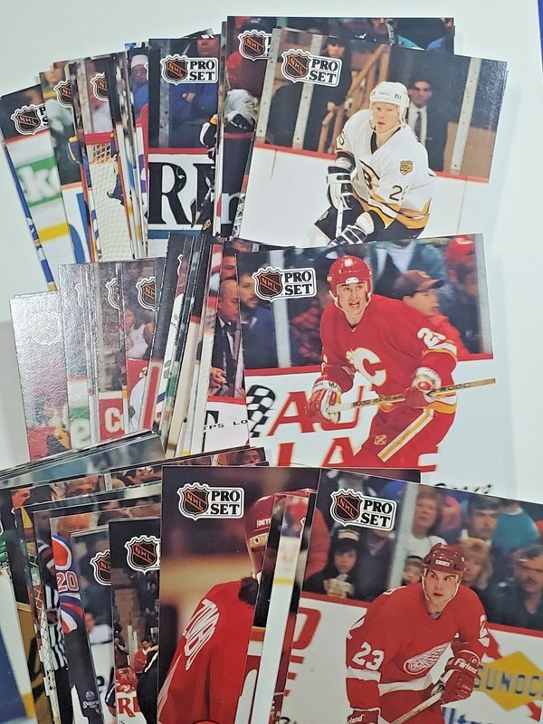 1991-92 Pro Set NHL Hockey Series 1 set of 345 cards English Version