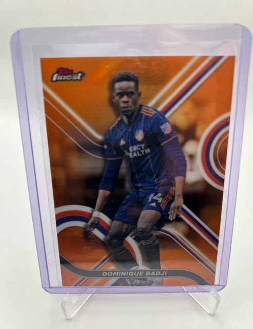 DOMINIQUE BADJI ORANGE REFRACTOR /25 2022 Topps Finest MLS FC CINCINNATI #38
