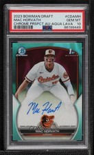 2023 Bowman Draft Aqua Lava Refractor /199 Mac Horvath PSA 10 GEM MT Auto 0ok8