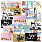 BIRTHDAY CARD MULTI PACK – 20 ASSORTED DESIGNS WITH ENVELOPES – BLANK INSIDE BN