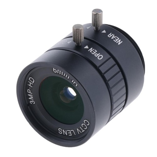 Objectif Caméra Varifocal 2.8-12mm F1.4 Monture M12 Pour CCTV, Raspberry Pi, USB - QAREQU
