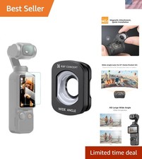 Compact Magnetic Wide-Angle Lens for DJI Osmo Pocket 4  3 - Water Resistant