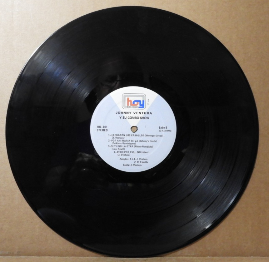JOHNNY VENTURA Y SU COMBO "El Que Venga Atras Que Arree!" 1976 (HOY) VG+/EX!