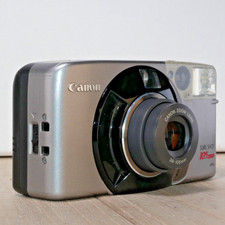 Canon Sure Shot 105 Zoom 35mm Point Shoot Film Camera GOOD/Tested W batteries