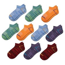 10 Pairs Boys Socks Kids Ankle Sport Cotton 4-7 Years 10 Pirls Multicolor