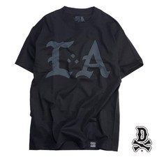 DISSIZIT LA OLD E Tee T-Shirt / Black