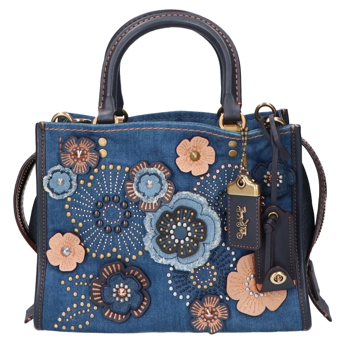 レアCOACH ローグ 25 メタリックブルー