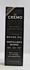 Cremo Reserve Collection Revitalizing Beard Oil Distiller's Blend 1 Oz