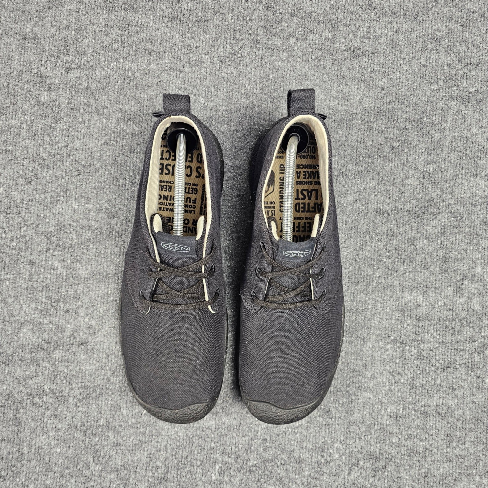 Stivali KEEN Mosey Chukka uomo 13 neri tela stringati scarpe casual 1027317