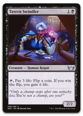 Tavern Swindler #96 (NM) Streets New Capenna SNC Magic MTG