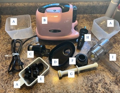 OMEGA 8006 Pink Juice Extractor Juicer REPLACEMENT Parts - Your Choice