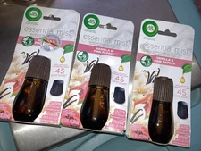 3 Air Wick Essential Mist Fragrance Refills - VANILLA & PINK PAPAYA