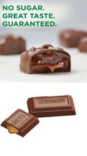HERSHEY'S-RUSSELL STOVER SUGAR FREE CARAMEL CHOCOLATE CANDY BULK BAG VALUE PRICE