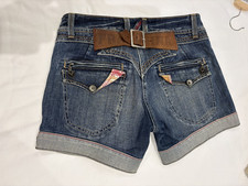 Italian Designer denim shorts Size 10