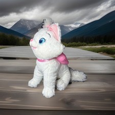 Rare Disney Store original MARIE 12" Aristocats Cat Plush Toy Stuffed Animal