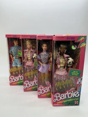 Barbie 1988, Animal Lovin' Fabriqué en Malaisie NRFB - Photo 1/4