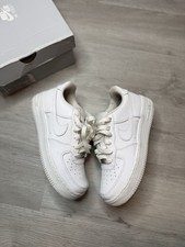 Nike Air Force 1 Low White Leather Sneakers Men's Casual Athletic Shoes