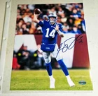 SAM DARNOLD HAND SIGNED SEATTLE SEAHAWKS 8 X 10 SPORTS ACTION PHOTO- COA