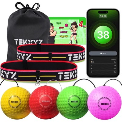 Reflex Ball Set Kinder Erwachsenen Koordination Geschicklichkeit Training
