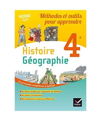 Méthodes et outils pour apprendre - Histoire-Géographie 4e Éd. 2017 - Cahier 