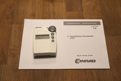 Conrad ELV Funk-Heizkörper-Thermostat FHT8 Heizung Regler FHT80B-3 FHEM FS20 GUT