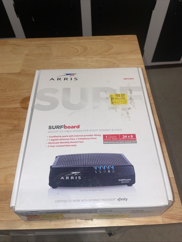 ARRIS SURFboard DOCSIS 3.0 Cable Modem for XFINITY Comcast (SBV2402)