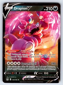 drapion v pokemon card value Vstar (119/196) (Pokemon League Stamp) – GoldenFishGames VSTAR Form Drapion VSTAR - SWSH11: Lost