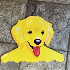 Vintage Lisa Frank Clothes Hanger Casey Golden Retriever Dog