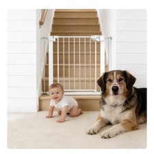 Baby Safety Gate for Stairs, Pressure Mount, 29.71 Inch Width