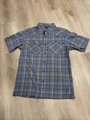 Outdoor Research Growler II Shirt Men's M Plaid Short Sleeve Button Up