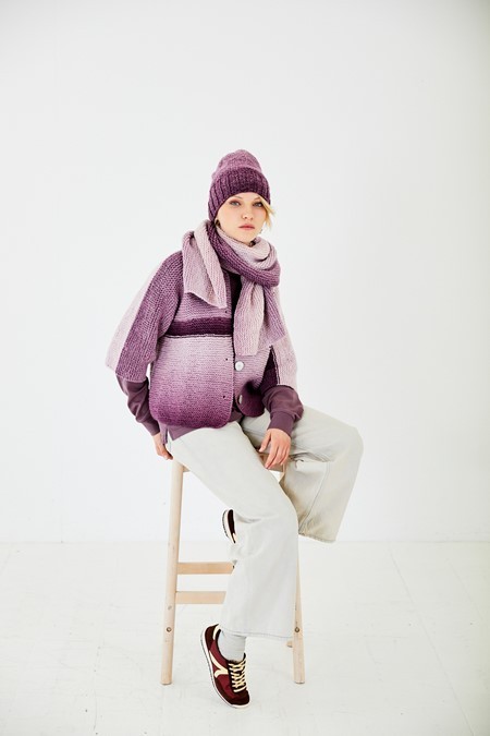 Stylecraft Chunky Knit Pattern 10185  32/ 34 - 48/50 ins Cardigan, Hat & Scarf