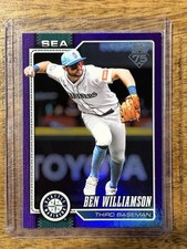 2026 Topps Series 1 Ben Williamson # 226 Purple Foil /250 Seattle Mariners
