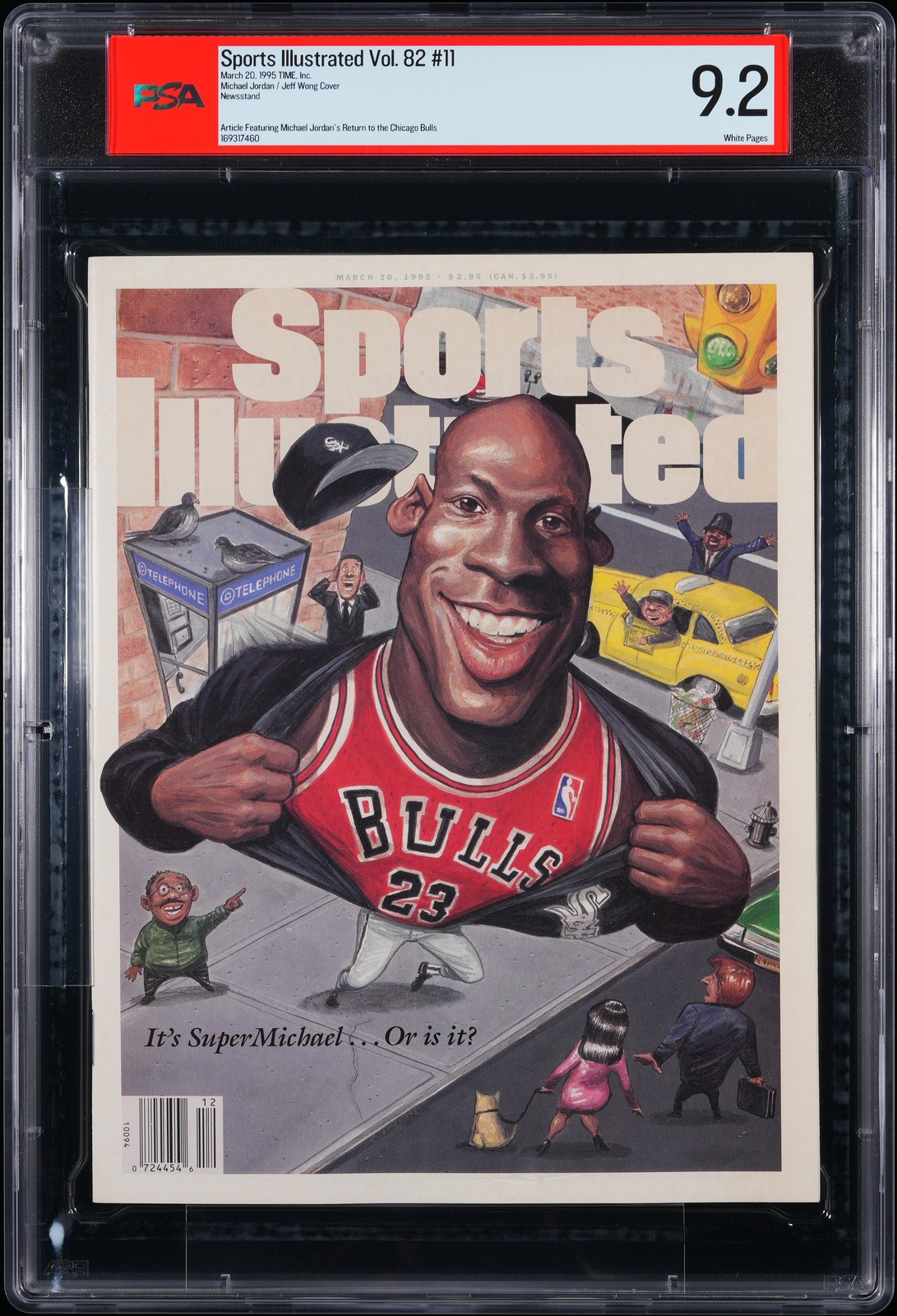 1995 Sports Illustrated Michael Jordan March 20 Newsstand PS