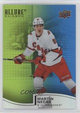 2021-22 Upper Deck Allure Rainbow Green Blue 78/299 Martin Necas #R-79 11n0