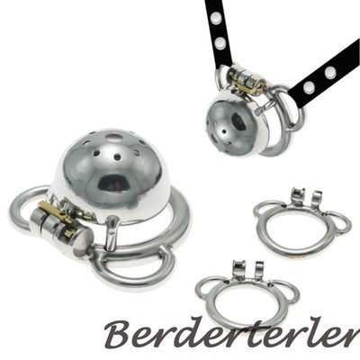 Pot Lid Design Shaped Male Chastity Device for Hemisphere Stainless Steel Cage 
