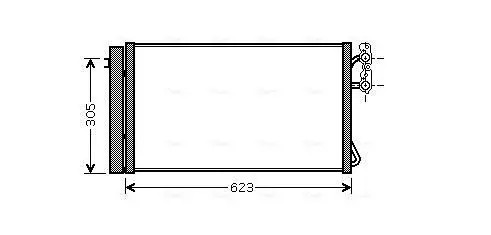 AVA COOLING SYSTEMS BWA5296D Condensatore con essiccatore - Immagine 2