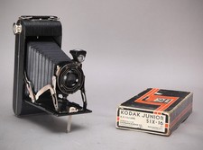 Vintage Kodak Art Deco Folding Camera Junior Six-16 Series II New Original Box