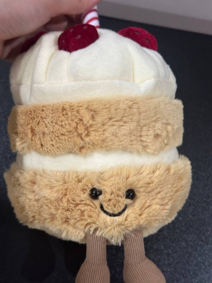 Jellycat Amuseables Birthday Cake Plush Soft Toy Collectible Cute