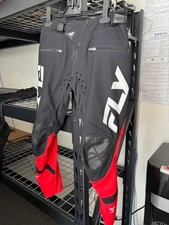 Fly Racing Rayce Bicycle Pants Black Red White size 26