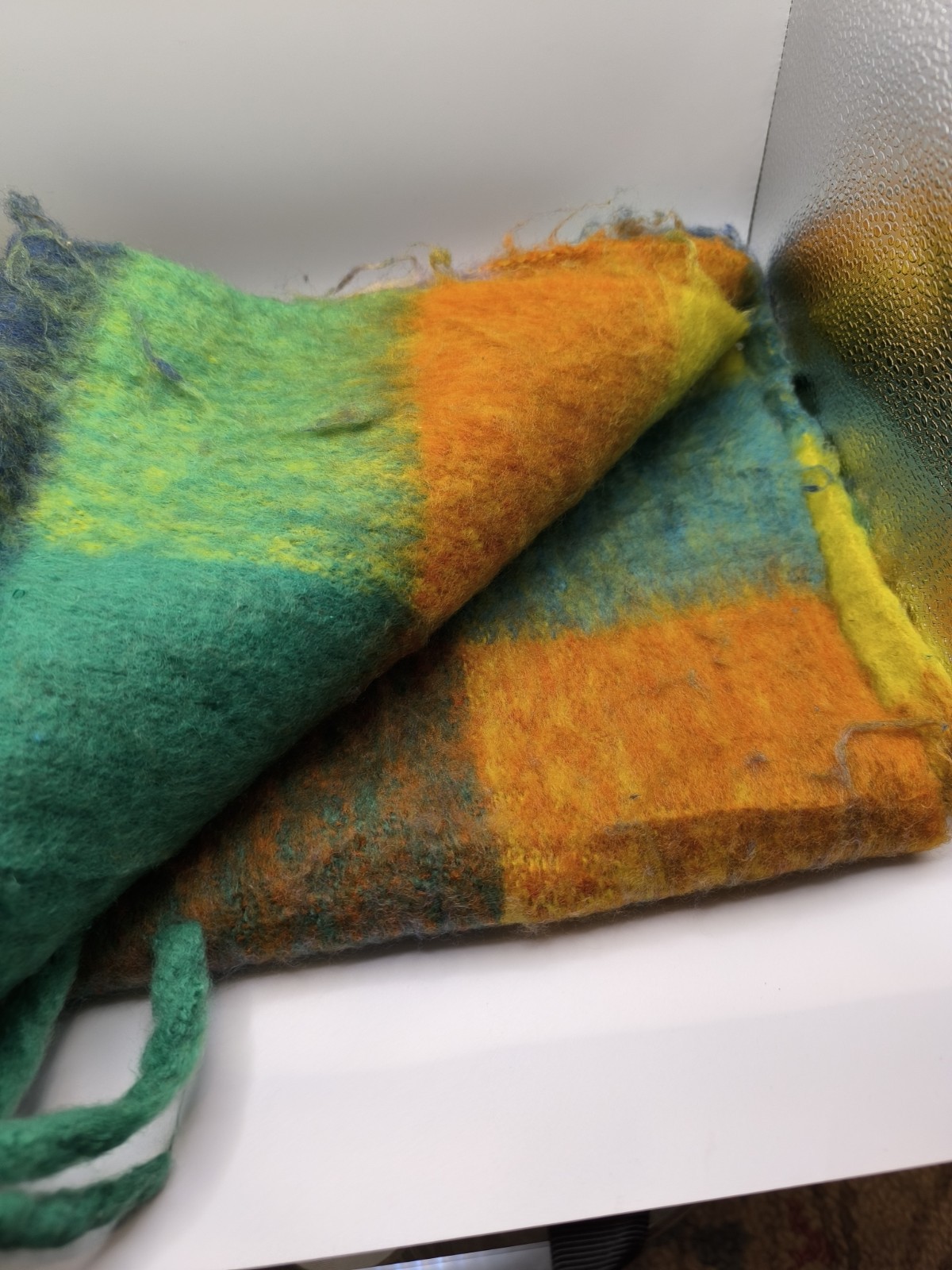 Acne Studios Scarf Preloved Large Multicoloured Scarf image 7