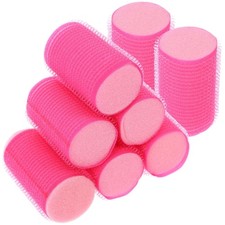 Uonlytech 8Pcs Hair Sponge Curlers Hair Rollers Set Self Grip Foam Hair Rollers