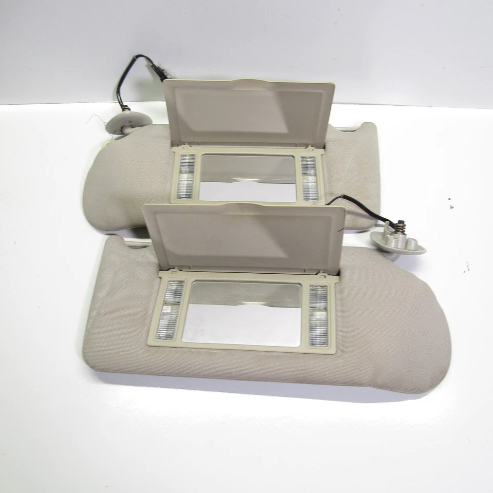 Комплект солнцезащитных козырьков для Pontiac Grand Prix 2004-2008 годов выпуска левая сторона водитель правая пассажирская подсветка - Изображение 3 из 4