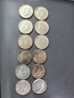 1964 Kennedy Half Dollar Lot Of 12