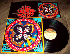 KISS ROCK AND ROLL OVER LP ORIG 1976 NBLP 7037 STICKER & INSERT SLEEVE EX