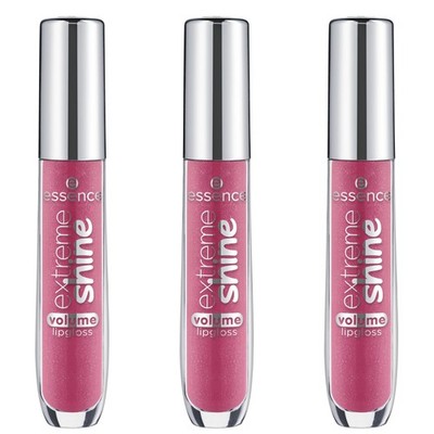 essence extreme shine volume lipgloss, Nr. 5 ml (3er Pack), 13 Glazed Berry