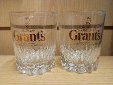 Set Of 2 William Grants Family Reserve Finest Scotch Whisky Glasses.