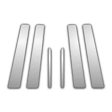 6pc Chrome Pillar Post Trim For 98-02 Toyota Corolla